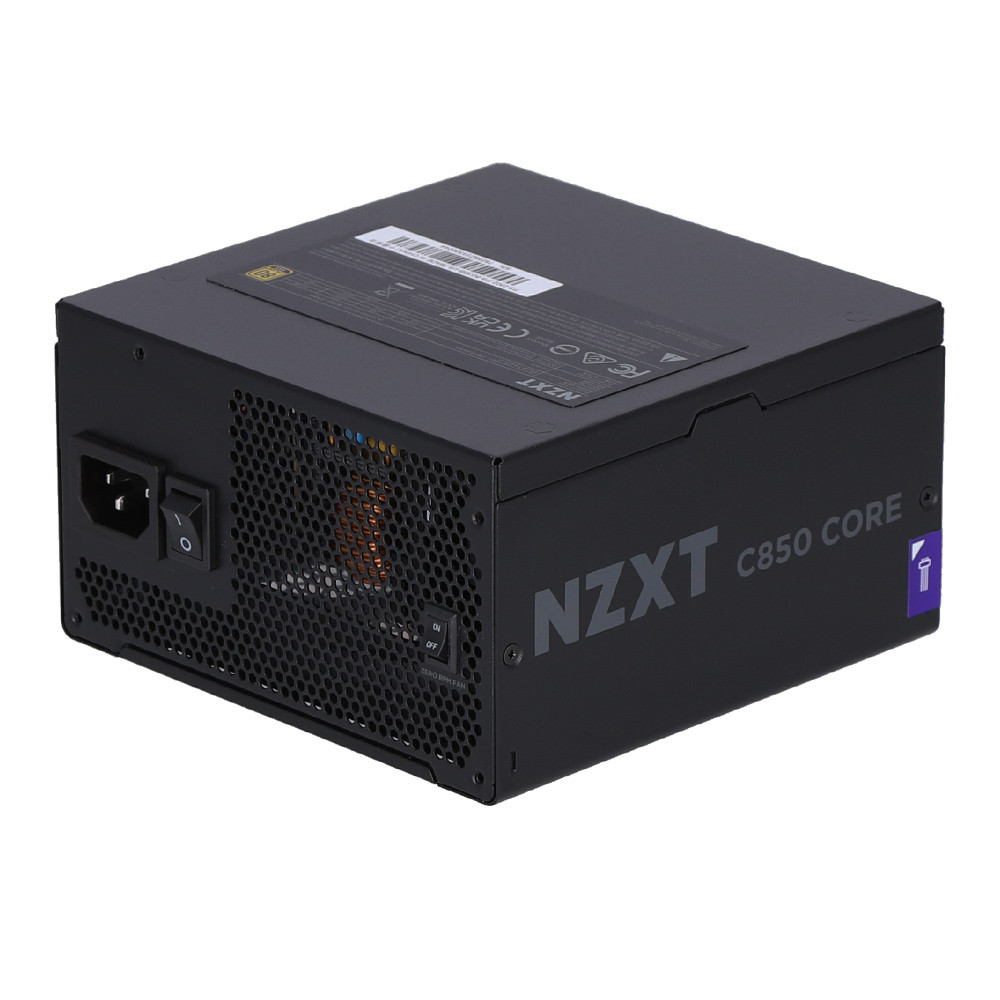 POWER SUPPLY (อุปกรณ์จ่ายไฟ) NZXT C850 GOLD CORE - 850W 80 PLUS GOLD ATX BLACK PA-8G3BB-US