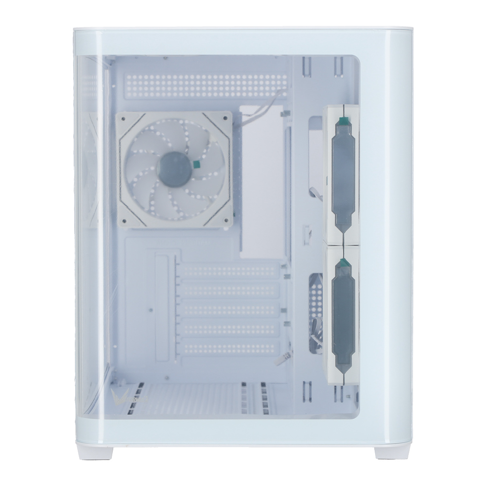 CASE (เคส) FORMULA V LINE CRYSTAL U2M FLOE - MICRO-ATX WHITE