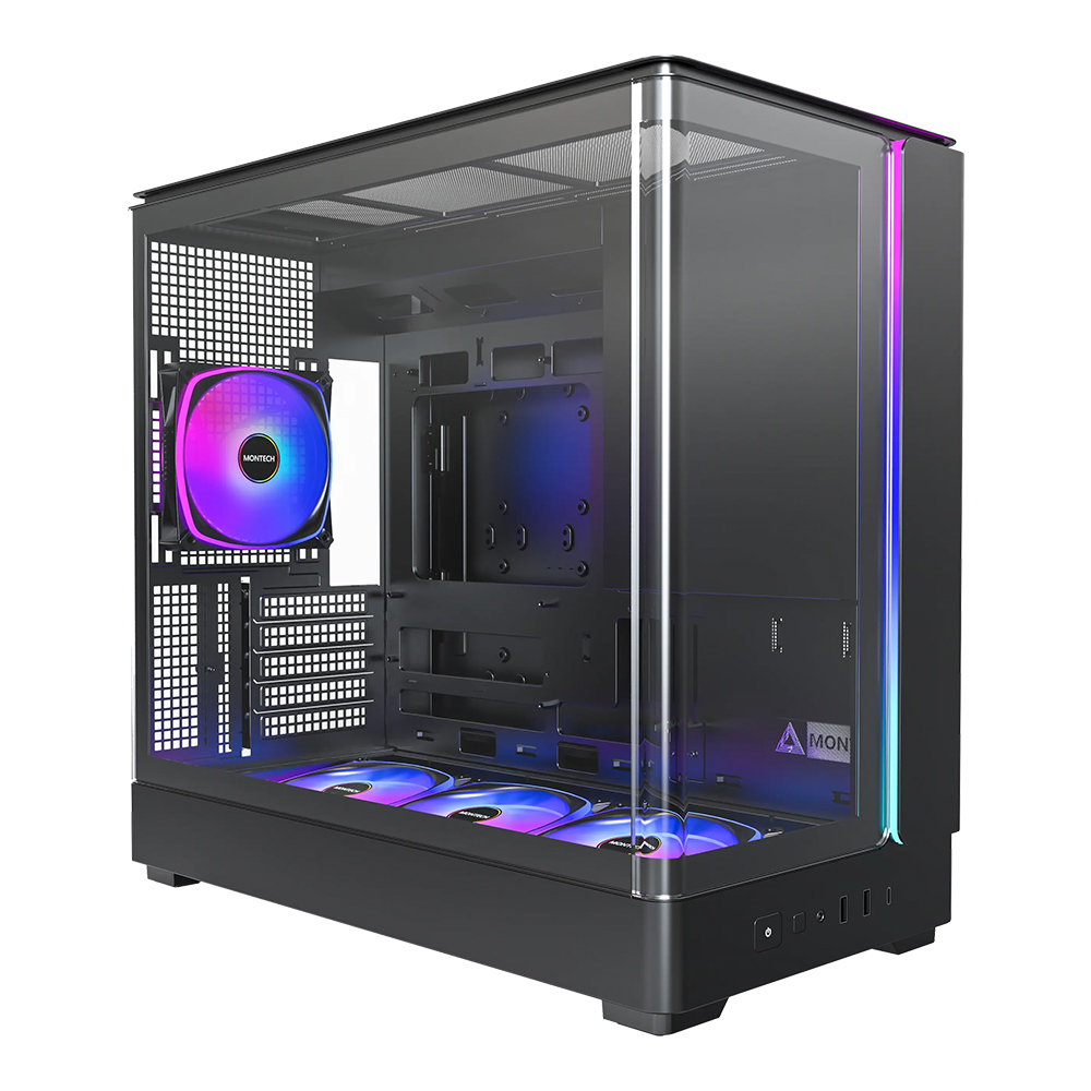 CASE (เคส) MONTECH KING 15 PRO - MICRO-ATX BLACK