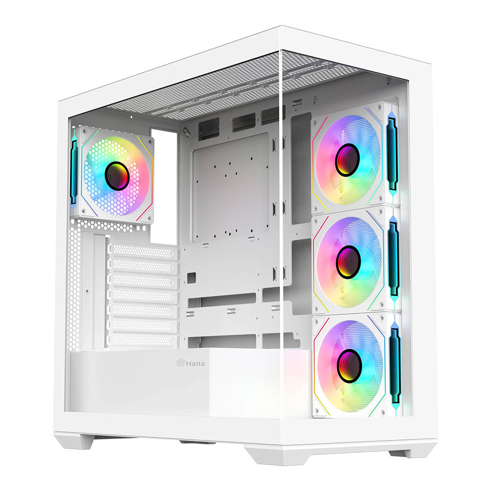 CASE (เคส) HANA HI102 - ATX WHITE