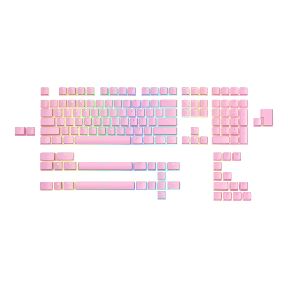 KEYCAP (คีย์แคป) GLORIOUS AURA V2 - 145 KEYS PBT ANSI/ISO EN PINK