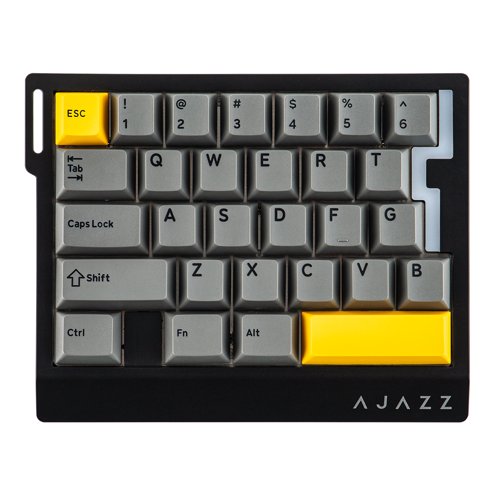 KEYBOARD (คีย์บอร์ด) AJAZZ AK029 - MAGNETIC SWITCH RGB EN/TH BLACK-YELLOW
