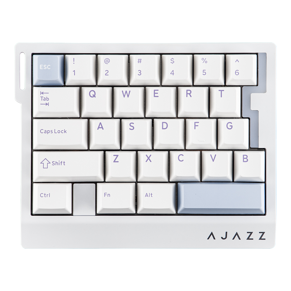 KEYBOARD (คีย์บอร์ด) AJAZZ AK029 - MAGNETIC SWITCH RGB EN/TH WHITE-BLUE