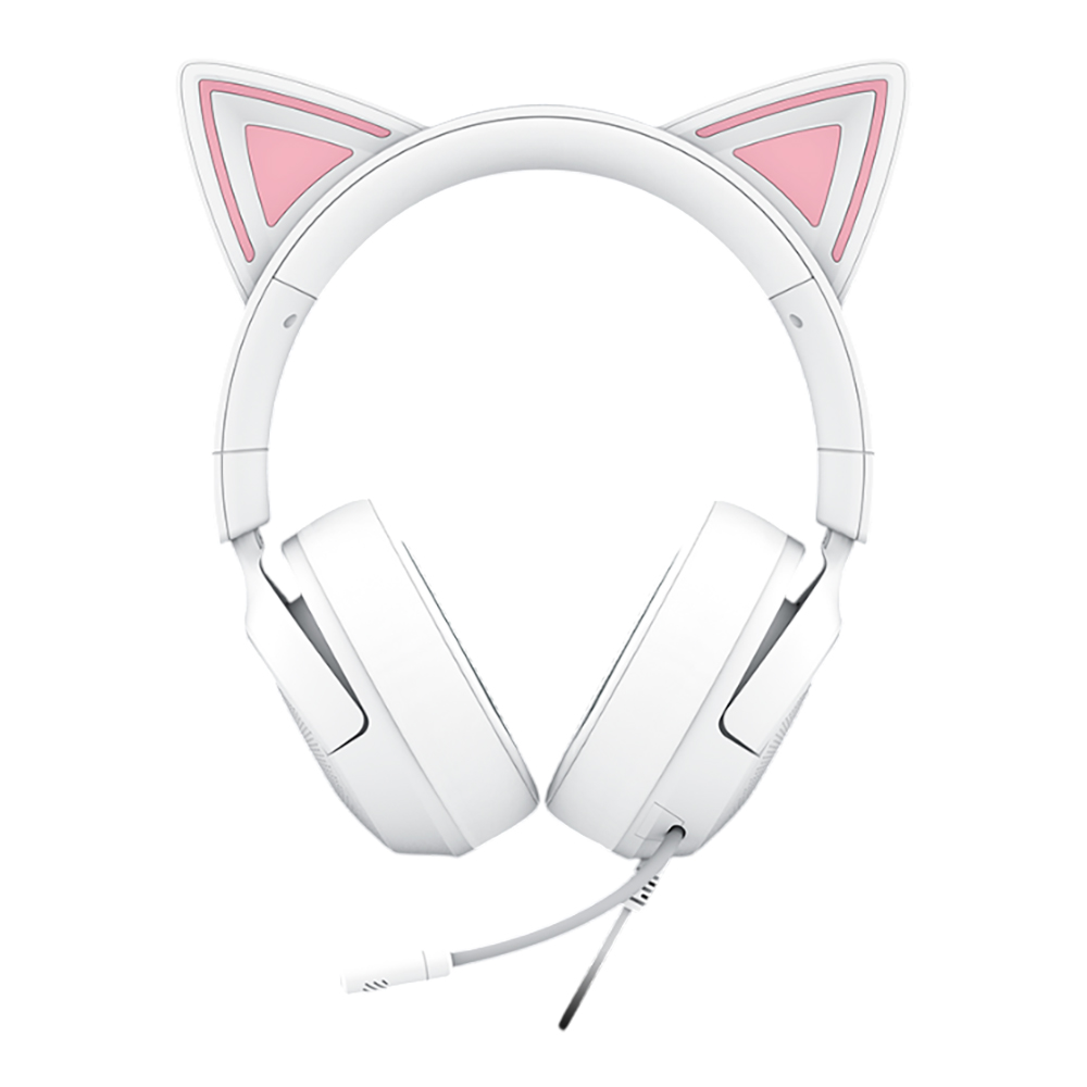 HEADSET (หูฟัง) RAZER KRAKEN KITTY V3 X - WHITE