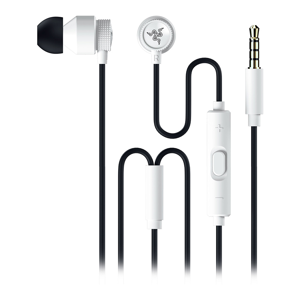 IN EAR HEADPHONE (หูฟังอินเอียร์) RAZER HAMMERHEAD V3 - WHITE