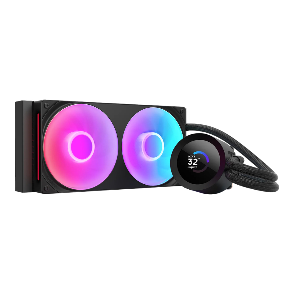 CPU LIQUID COOLER (ระบบระบายความร้อนด้วยน้ำ) NZXT KRAKEN PLUS 240 RGB - BLACK