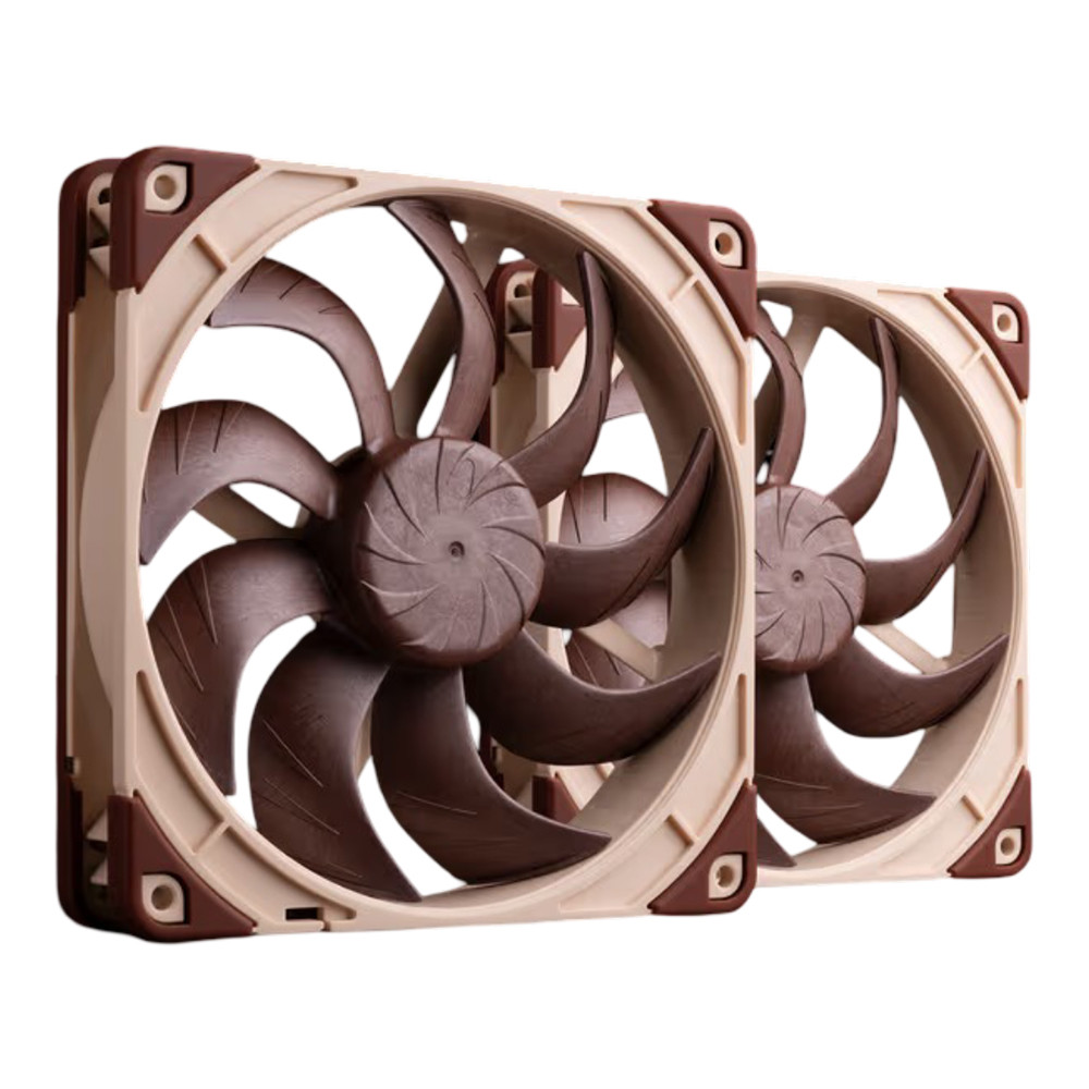 CASE FAN (พัดลมเคส) NOCTUA NF-A14X25 G2 PWM SX2-PP - 140MM 2-PACK BROWN