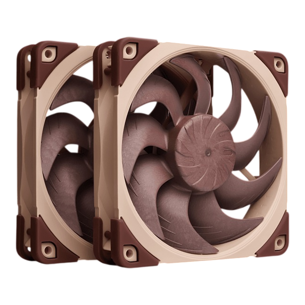 CASE FAN (พัดลมเคส) NOCTUA NF-A12X25 G2 PWM SX2-PP - 120MM 2-PACK BROWN
