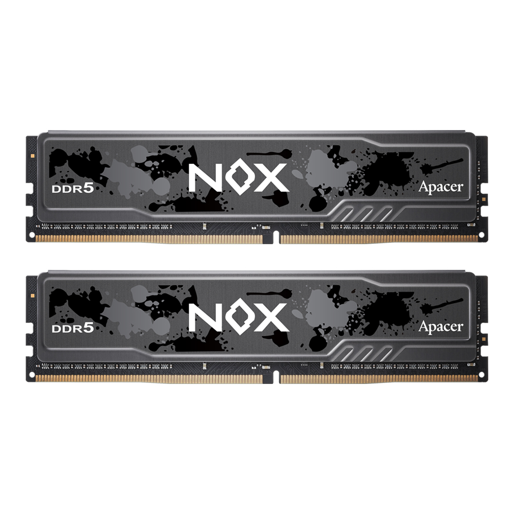 32GB (16GBx2) DDR5 6000MHz RAM (หน่วยความจำ) APACER NOX DDR5 - INTEL XMP CL38 BLACK AH5U32G60C622MBAA-2