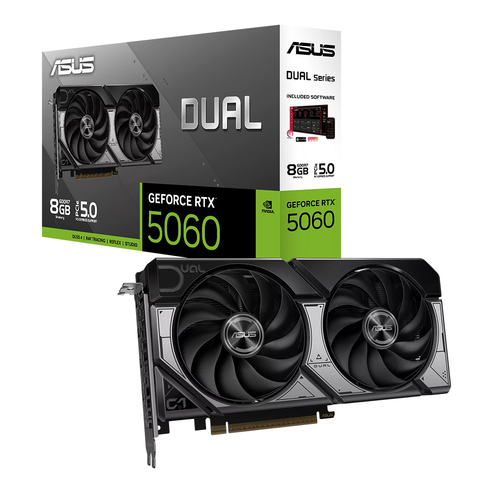 Asus Dual GeForce RTX 5060 8GB GDDR7