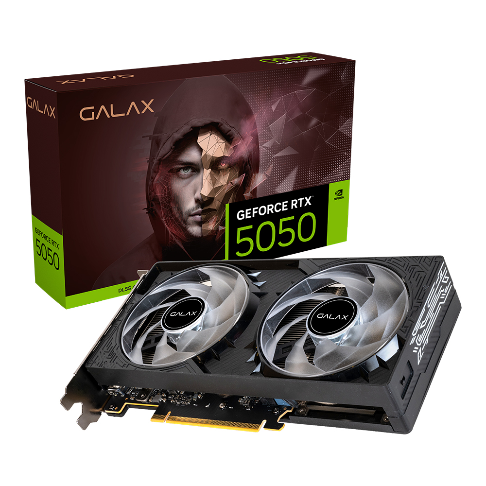 VGA (การ์ดแสดงผล) GALAX GEFORCE RTX 5050 1-CLICK OC V2 - 8GB GDDR6