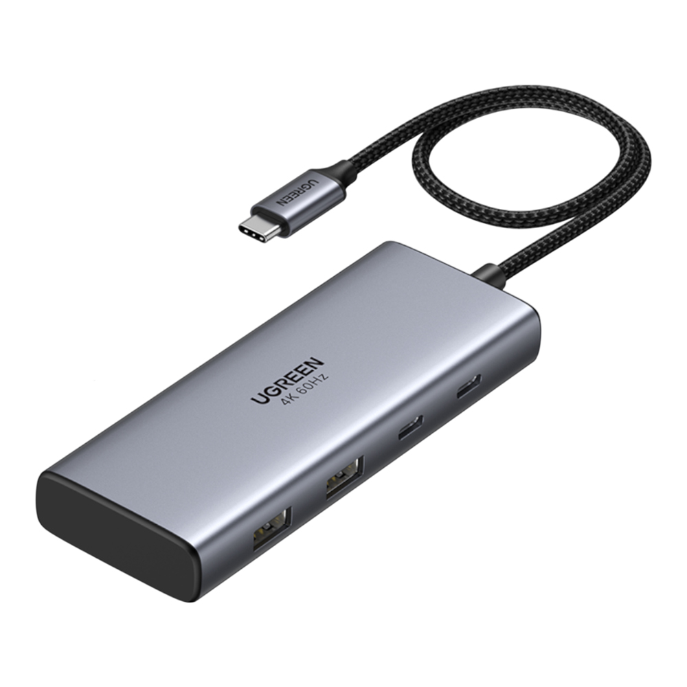 USB DOCK (ยูเอสบีด็อก) UGREEN CM498 - 7-IN-1 USB-C HUB 75902