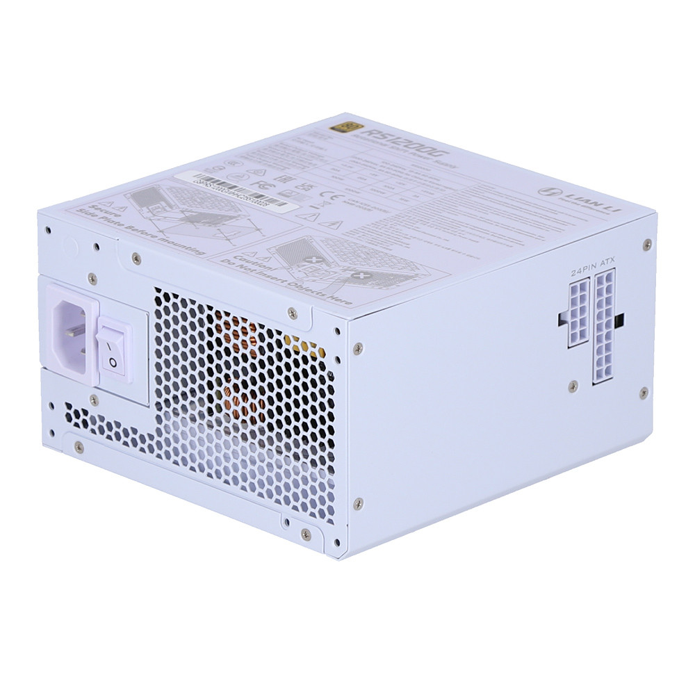 POWER SUPPLY (อุปกรณ์จ่ายไฟ) LIAN LI RS1200G - 1200W 80 PLUS GOLD ATX WHITE