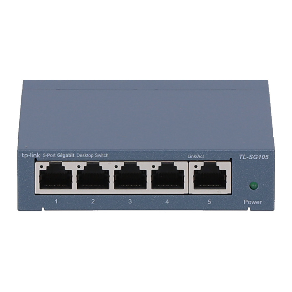 SWITCH (สวิตช์) TP-LINK TL-SG105 (V8) - 5-PORT 10/100/1000Mbps