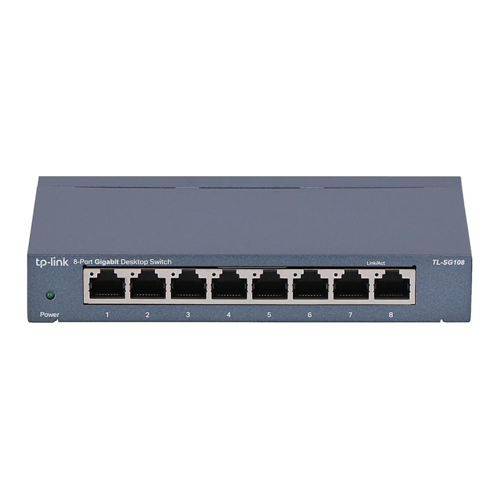 SWITCH (สวิตช์) TP-LINK TL-SG108 (V9) - 8-PORT GIGABIT
