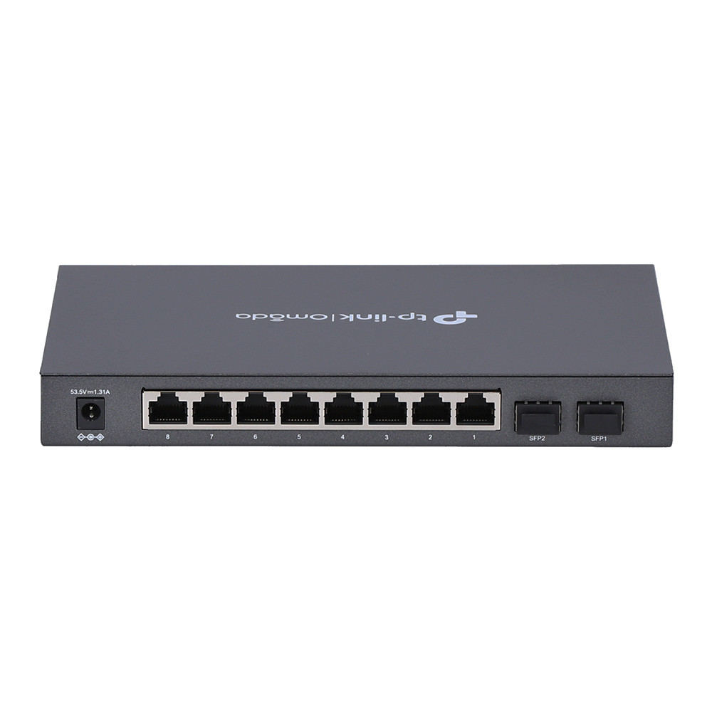 SWITCH (สวิตช์) TP-LINK OMADA SG2210P (V5.2) - JETSTREAM 8-PORT GIGABIT SMART POE+ SWITCH WITH 2 SFP SLOTS