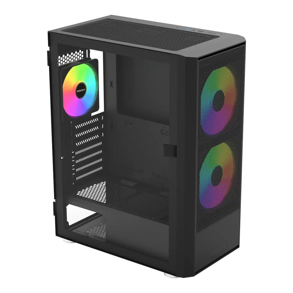 CASE (เคส) MONTECH X2 PLUS - ATX BLACK