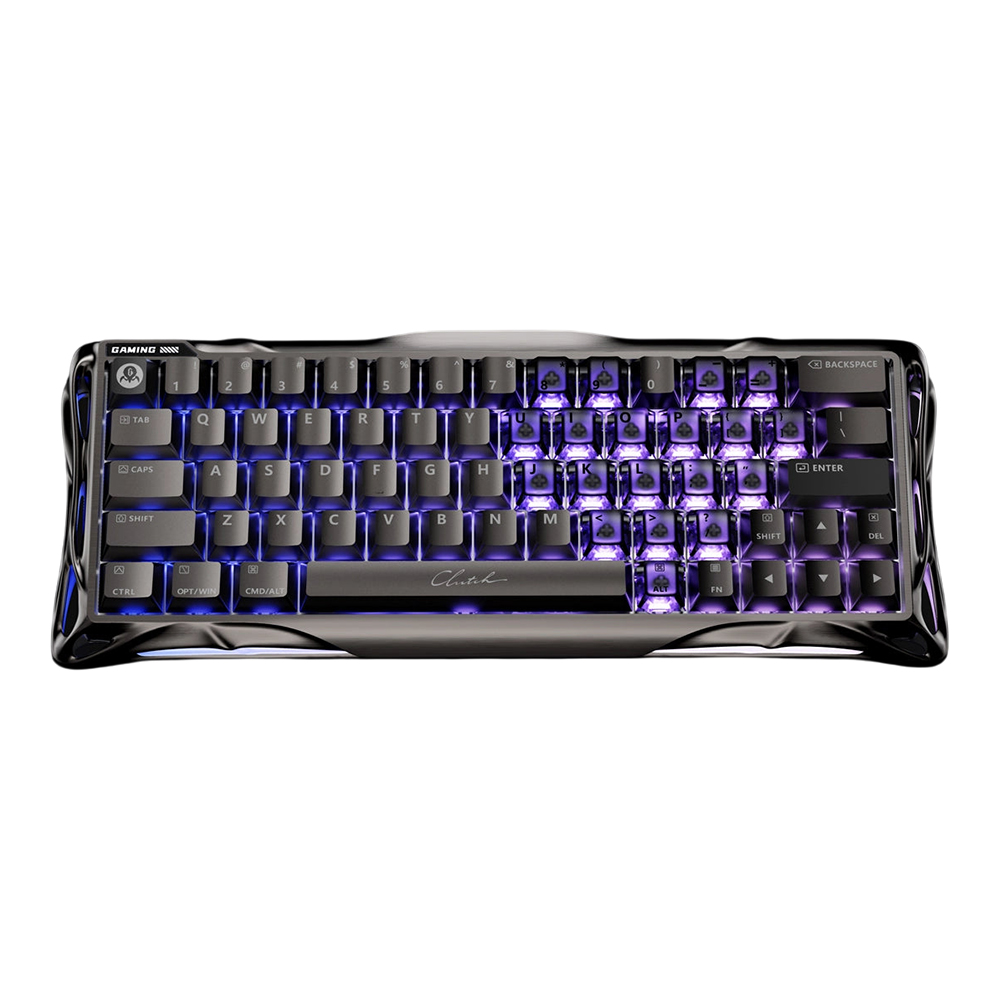 KEYBOARD (คีย์บอร์ด) GRAVASTAR MERCURY V60 PRO - GRAVASTAR UFO MAGNETIC SWITCH RGB EN GUNMETAL