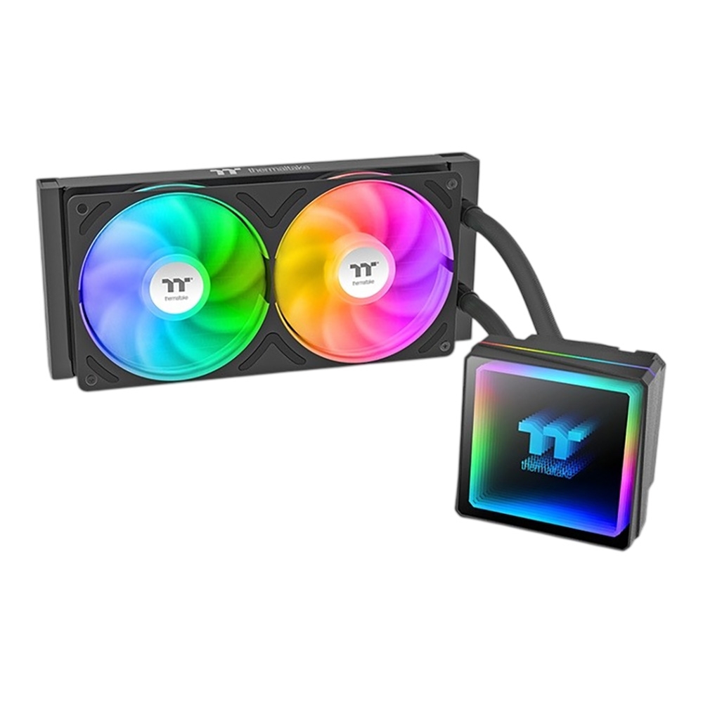 CPU LIQUID COOLER (ระบบระบายความร้อนด้วยน้ำ) THERMALTAKE TH240 V3 ARGB SYNC - BLACK