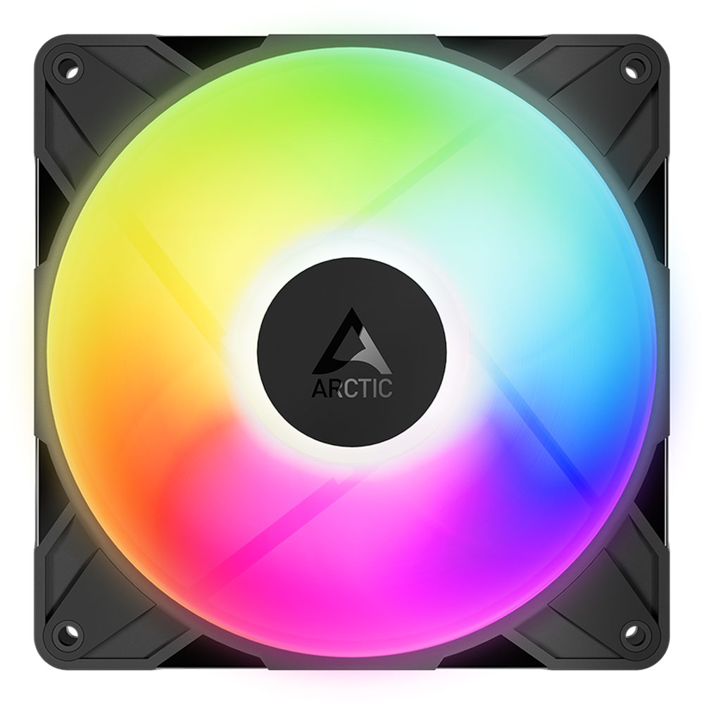CASE FAN (พัดลมเคส) ARCTIC P14 PRO REVERSE A-RGB - 140MM A-RGB PWM BLACK ACFAN00323A