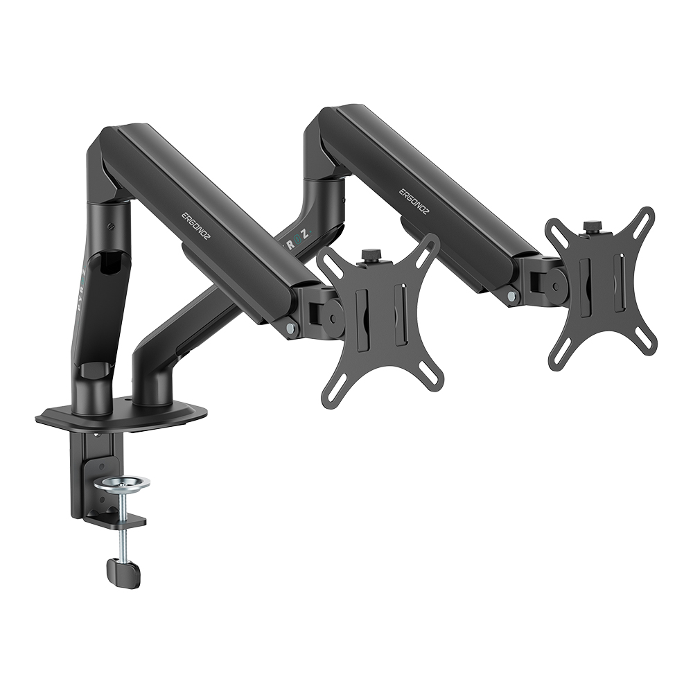 MONITOR ARM (ขาตั้งจอ) ERGONOZ EZZENTIAL PYROZ TWIN - BLACK EEZ-PYROZ-D-B