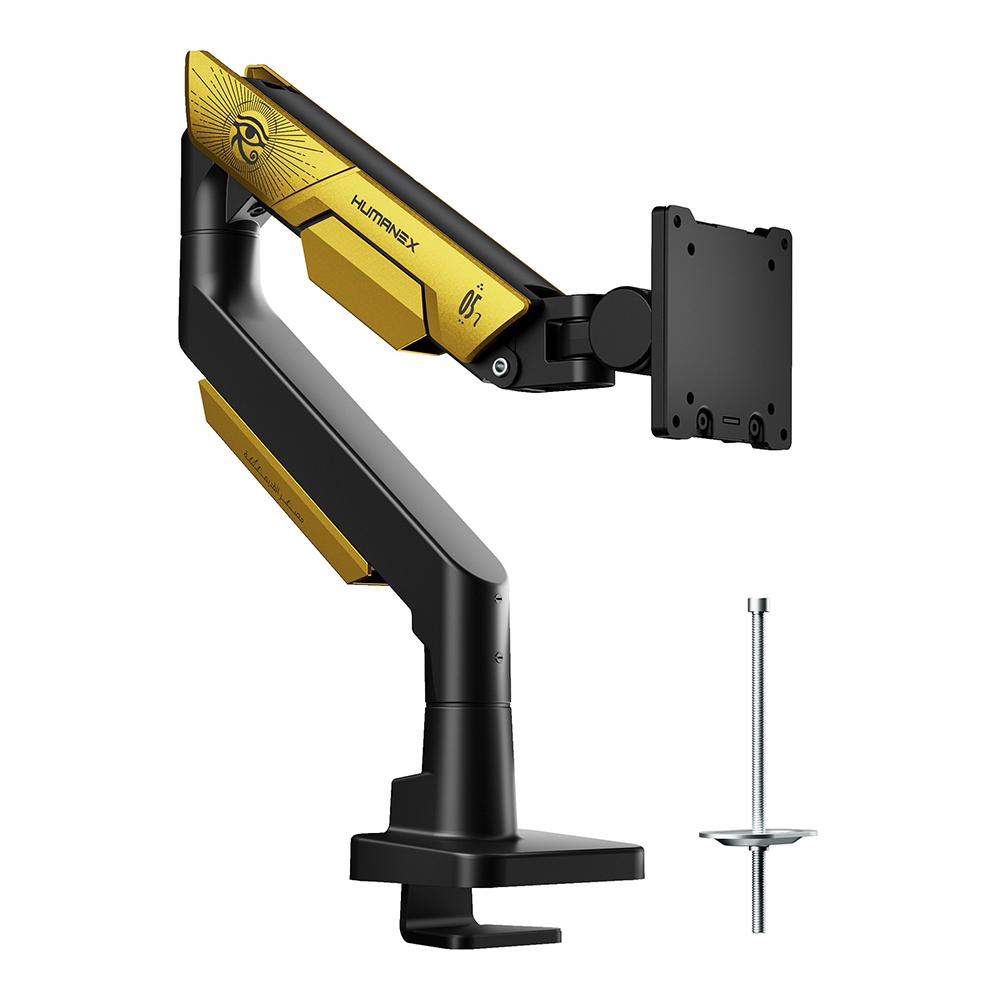 MONITOR ARM (ขาตั้งจอ) HUMANMOTION TX05-1YE - DIVINE-POWER PREMIUM YELLOW