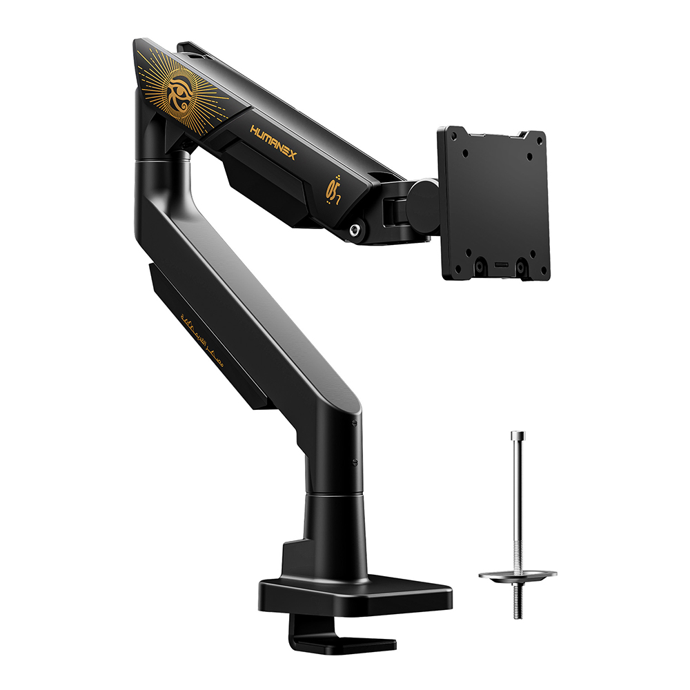 MONITOR ARM (ขาตั้งจอ) HUMANMOTION TX05-1B - DIVINE-POWER PREMIUM BLACK