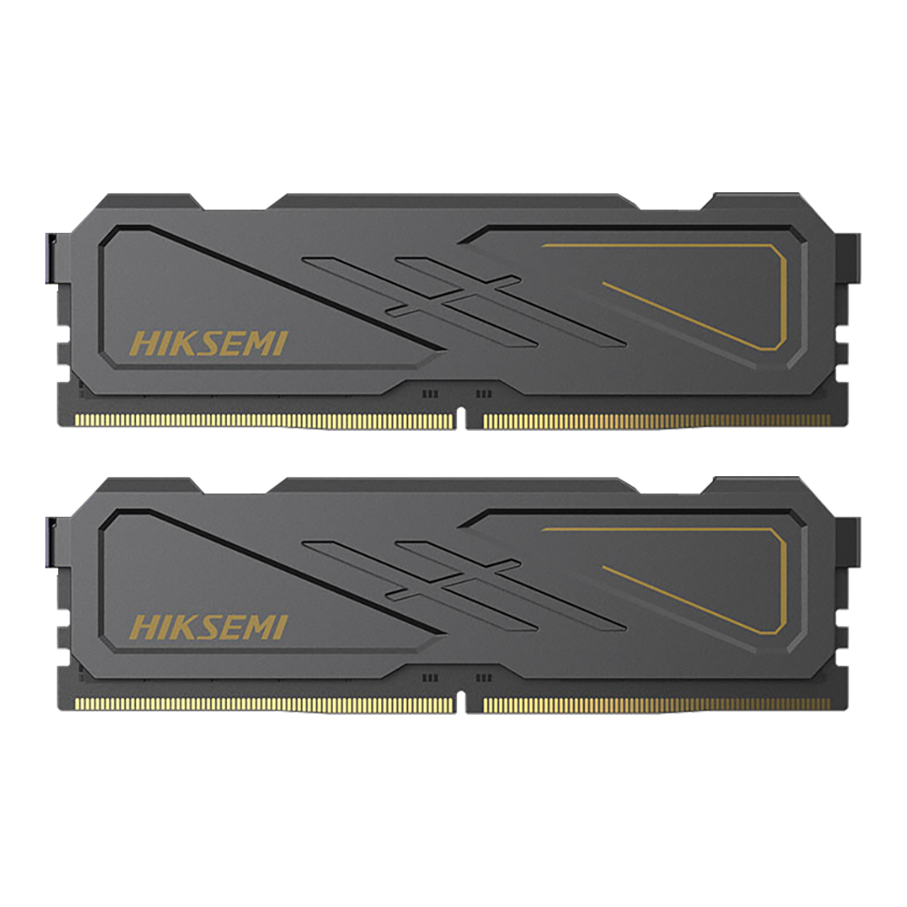 32GB (16GBx2) DDR5 5600MHz RAM (หน่วยความจำ) HIKSEMI ARMOR DDR5 - BLACK HSC532U56D3