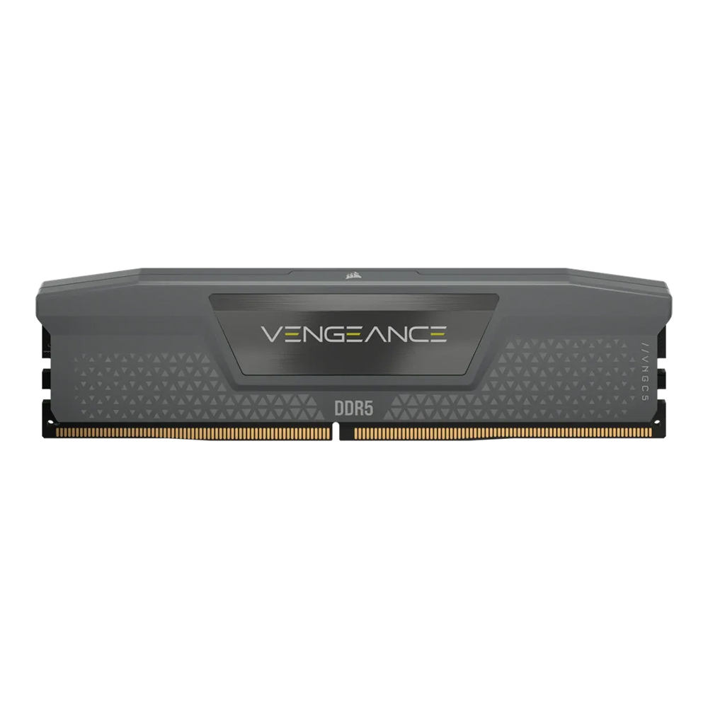 16GB (16GBx1) DDR5 5200MHz RAM (หน่วยความจำ) CORSAIR VENGEANCE DDR5 - AMD EXPO INTEL XMP CL40 GRAY CMK16GX5M1B5200Z40