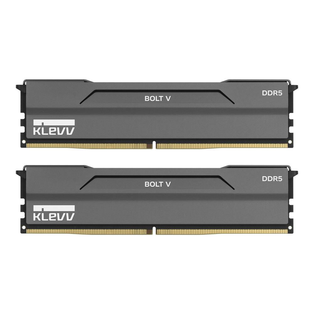 64GB (32GBx2) DDR5 6000MHz RAM (หน่วยความจำ) KLEVV BOLT V - AMD EXPO INTEL XMP CL30 CHARCOAL GREY KD5BGUA80-60A300H