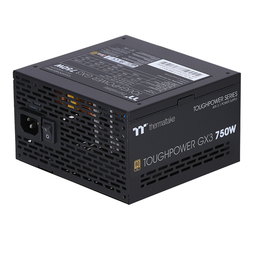 POWER SUPPLY (อุปกรณ์จ่ายไฟ) THERMALTAKE TOUGHPOWER GX3 750W - 750W 80 PLUS GOLD ATX BLACK PS-TPD-0750NNFAGE-C