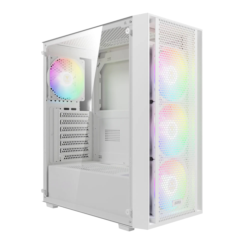 CASE (เคส) GAMDIAS AURA GC2 ELITE WH ARGB - ATX WHITE