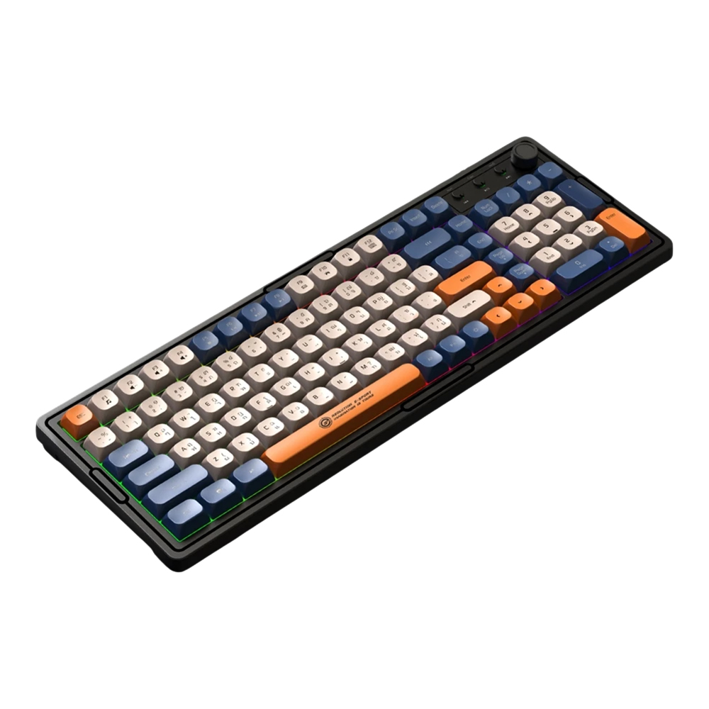 KEYBOARD (คีย์บอร์ด) NEOLUTION E-SPORT COSMO - RUBBER DOME RAINBOW BACKLIT EN/TH BLUE