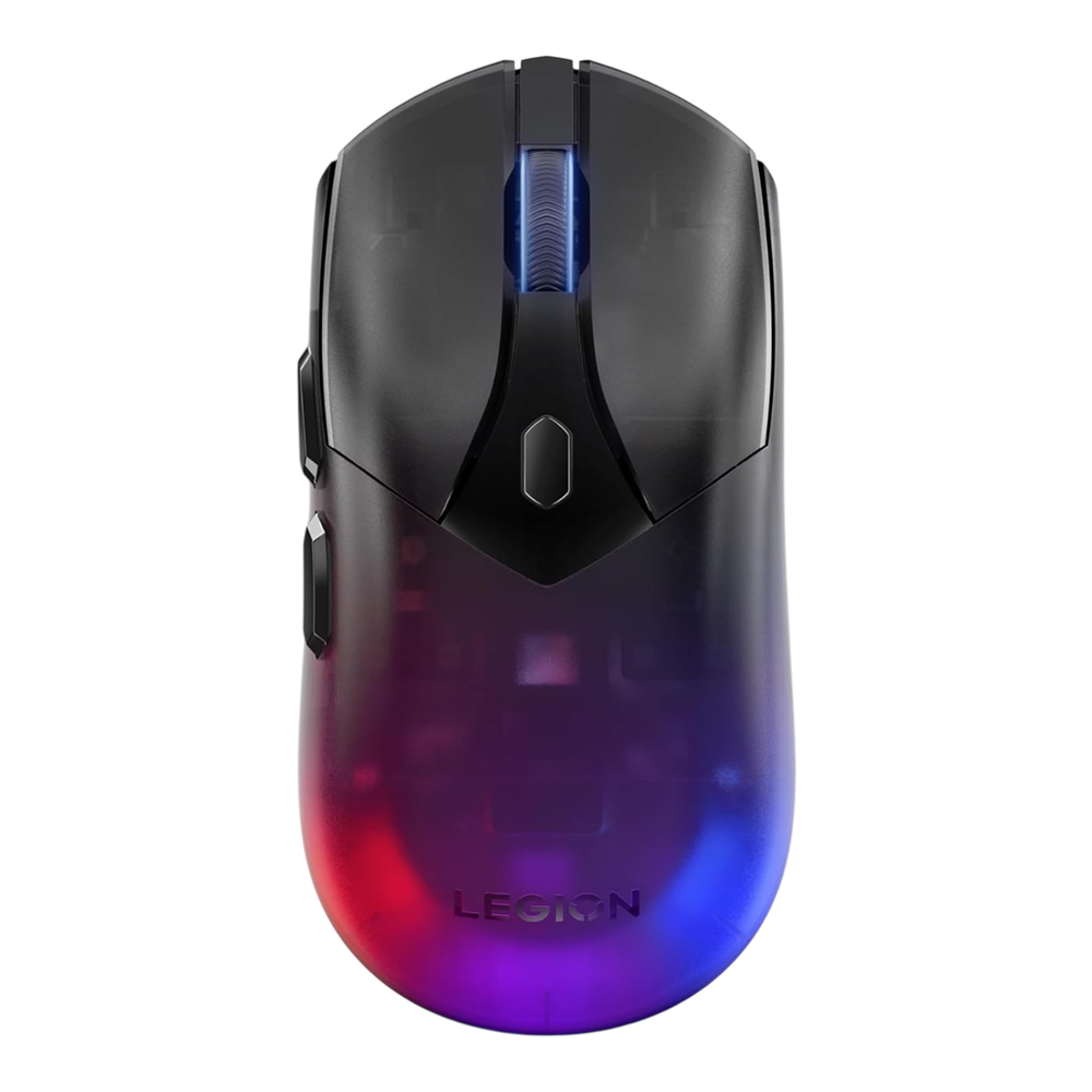 WIRELESS MOUSE (เมาส์ไร้สาย) LENOVO LEGION M410 WIRELESS RGB - TRANSPARENT BLACK GY51P83012