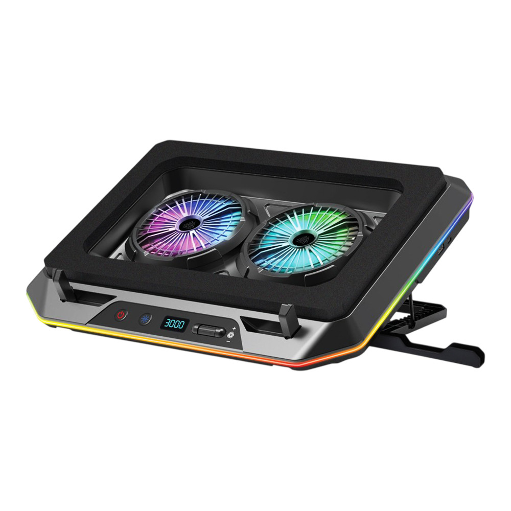 COOLING PAD (อุปกรณ์ระบายความร้อนโน้ตบุ๊ค) EGA TYPE CP7 - BLACK