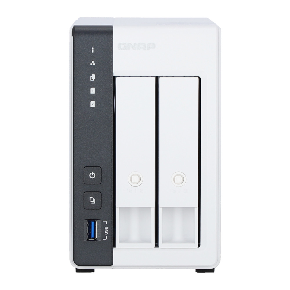 NAS (อุปกรณ์จัดเก็บข้อมูลบนเครือข่าย) QNAP TS-216G - 2 BAY ARM 4-CORE CORTEX-A55 2.0GHz 4 GB ON BOARD 2.5GbE