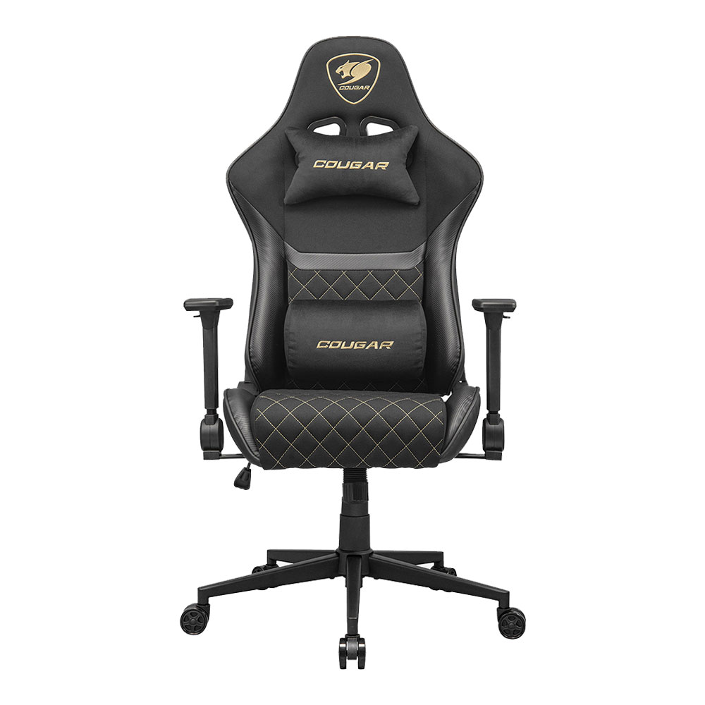GAMING CHAIR (เก้าอี้เกมมิ่ง) COUGAR ARMOR ONE V2 - GOLD FABRIC CGR-ARMOR-ONE-V2-G-F