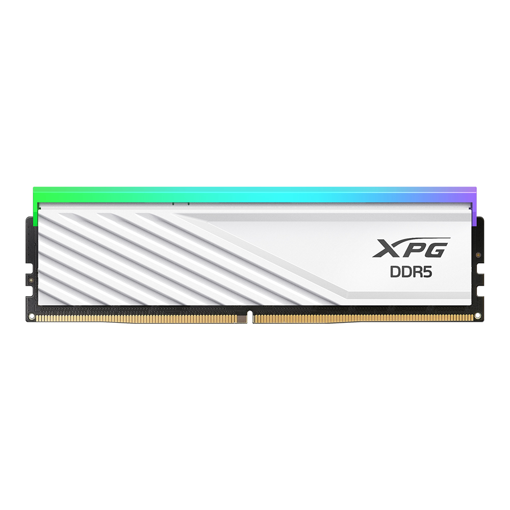 16GB (16GBx1) DDR5 6000MHz RAM (หน่วยความจำ) ADATA XPG LANCER BLADE RGB DDR5 - AMD EXPO INTEL XMP CL48 WHITE AX5U6000C4816G-SLABRWH