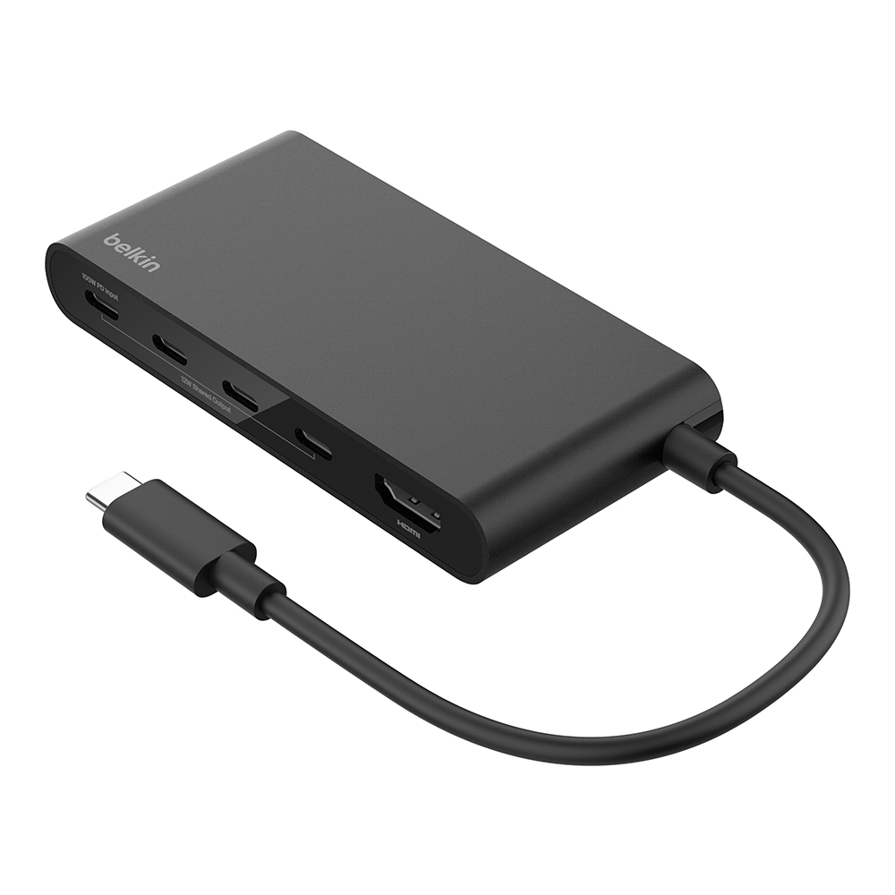 USB DOCK (ยูเอสบีด็อก) BELKIN CONNECT 5-PORT USB-C HUB WITH 4K HDMI - AVC021FQBK