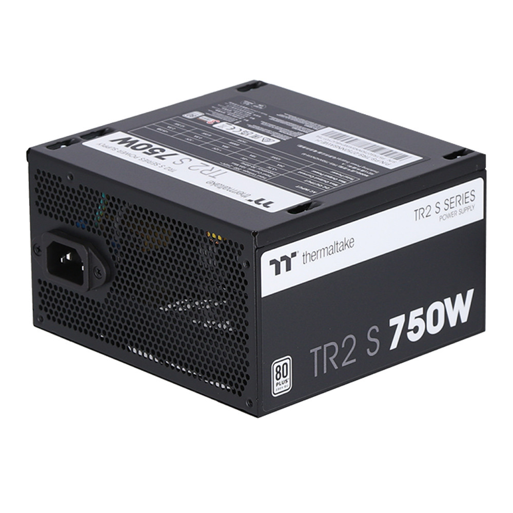 POWER SUPPLY (อุปกรณ์จ่ายไฟ) THERMALTAKE TR2 S 750W - 750W 80 PLUS ATX BLACK TRS-0750NNSAWE-H