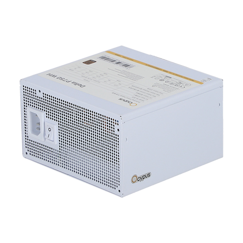 POWER SUPPLY (อุปกรณ์จ่ายไฟ) OCYPUS DELTA P750 WH - 750W 80 PLUS BRONZE ATX WHITE
