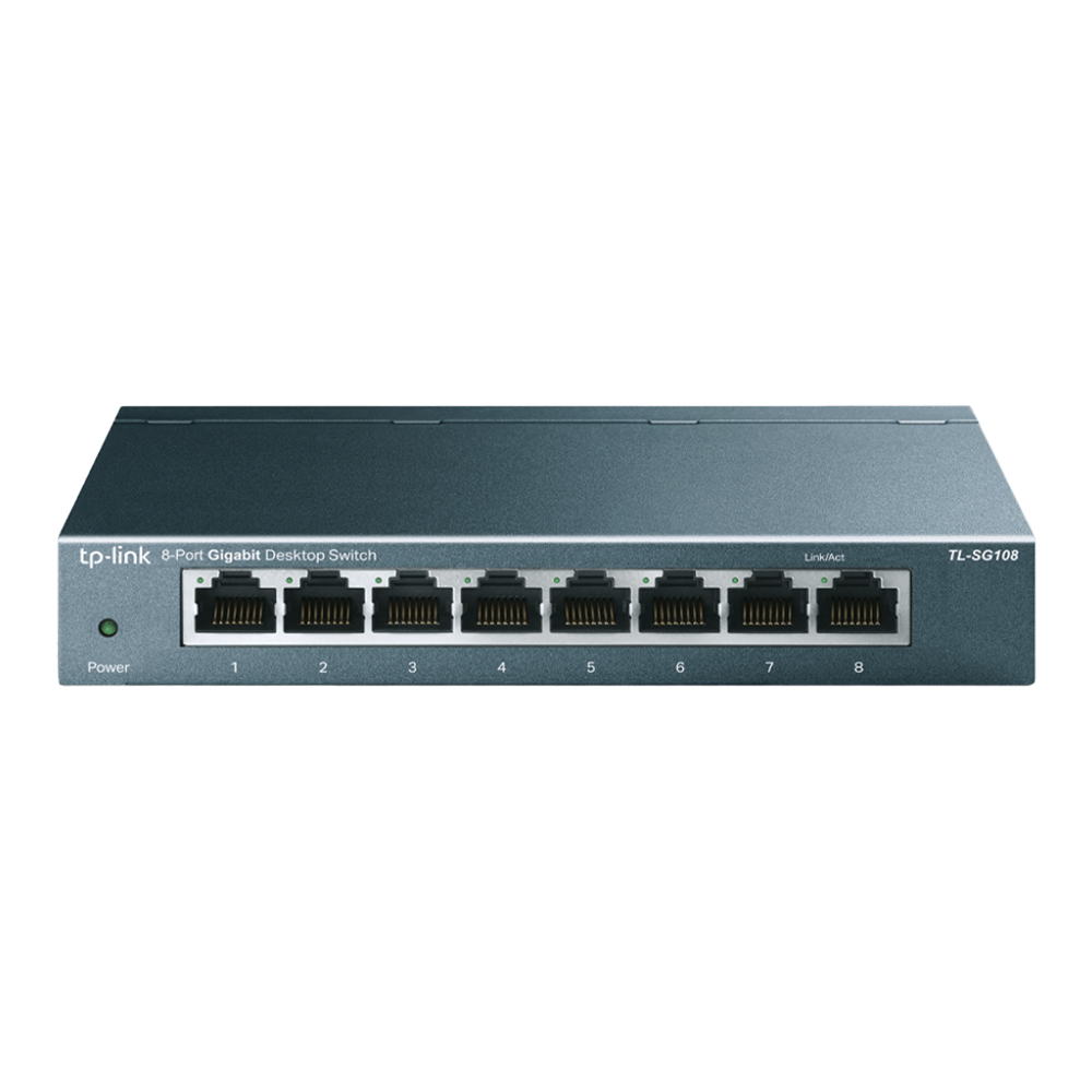SWITCH (สวิตช์) TP-LINK TL-SG108 (V9.4) - 8-PORT GIGABIT DESKTOP