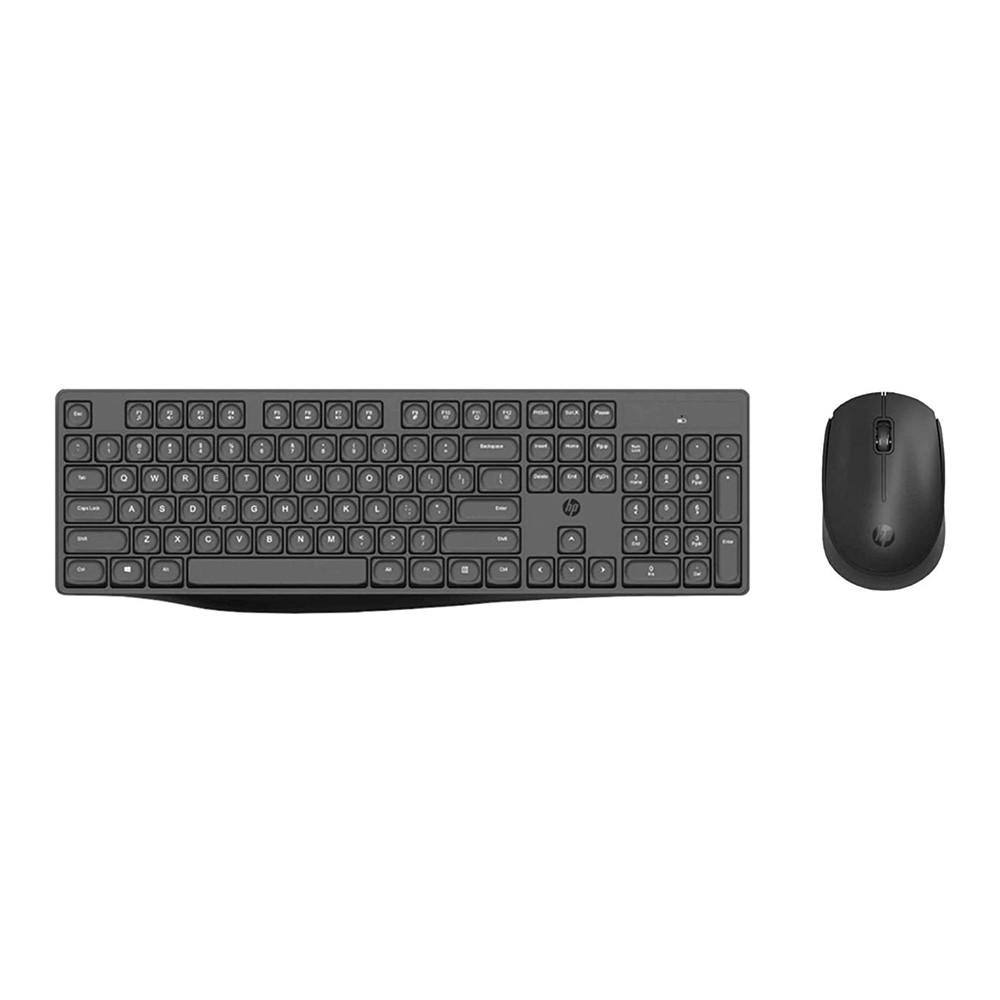 WIRELESS KEYBOARD & MOUSE (คีย์บอร์ดและเมาส์ไร้สาย) HP CS10 - BLACK