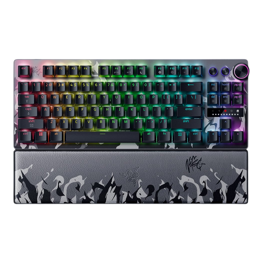 KEYBOARD (คีย์บอร์ด) RAZER HUNTSMAN V3 PRO TENKEYLESS 8KHz - RAZER ANALOG OPTICAL SWITCH GEN-2 CHROMA RGB EN NIKO EDITION