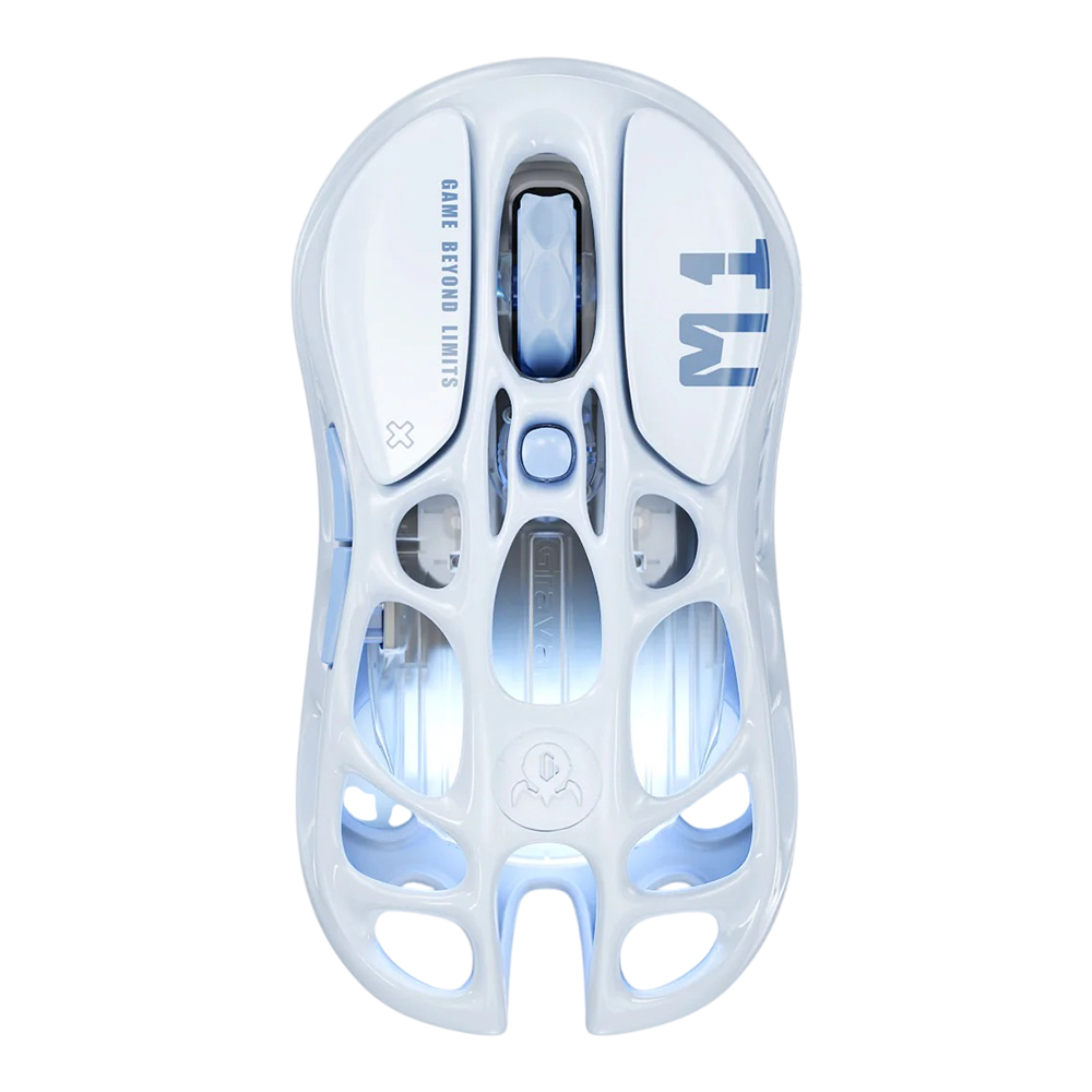 WIRELESS MOUSE (เมาส์ไร้สาย) GRAVASTAR MERCURY M1 PRO SPECIAL EDITION - ICE BLUE