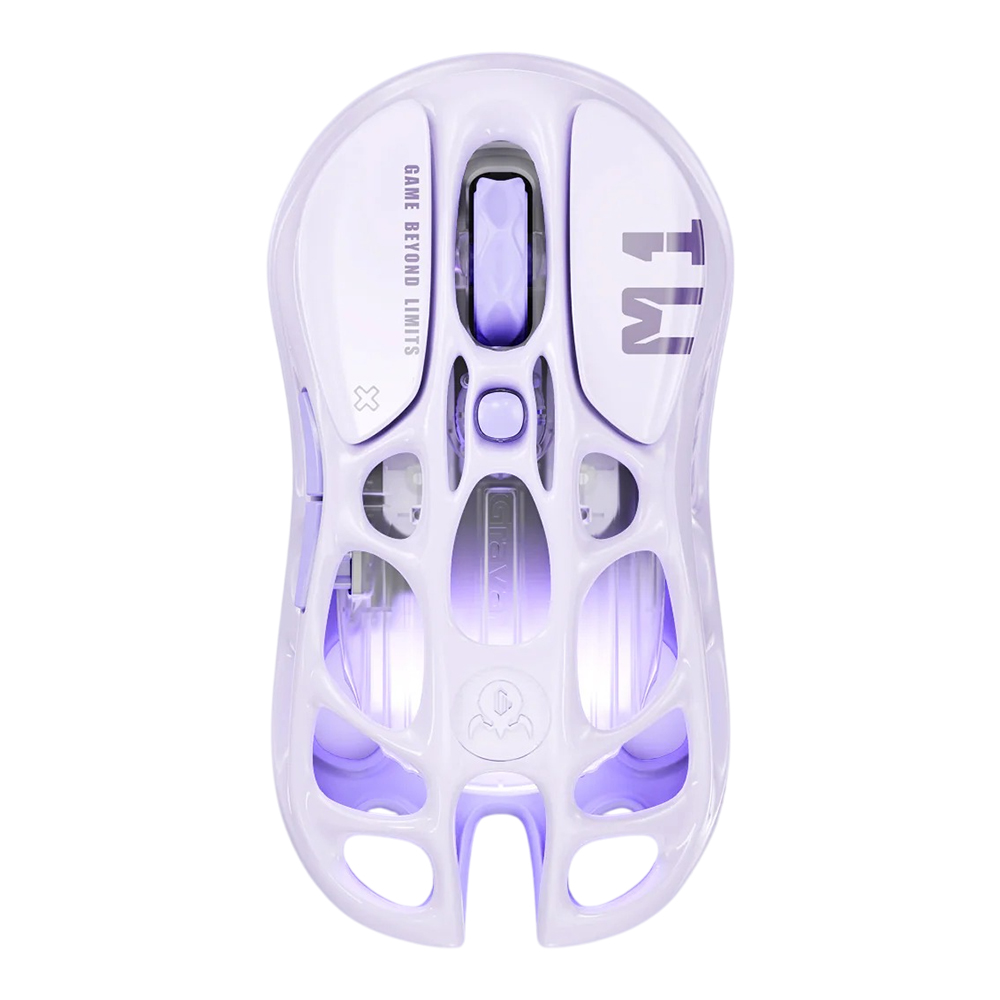 WIRELESS MOUSE (เมาส์ไร้สาย) GRAVASTAR MERCURY M1 PRO SPECIAL EDITION - LAVENDER PURPLE