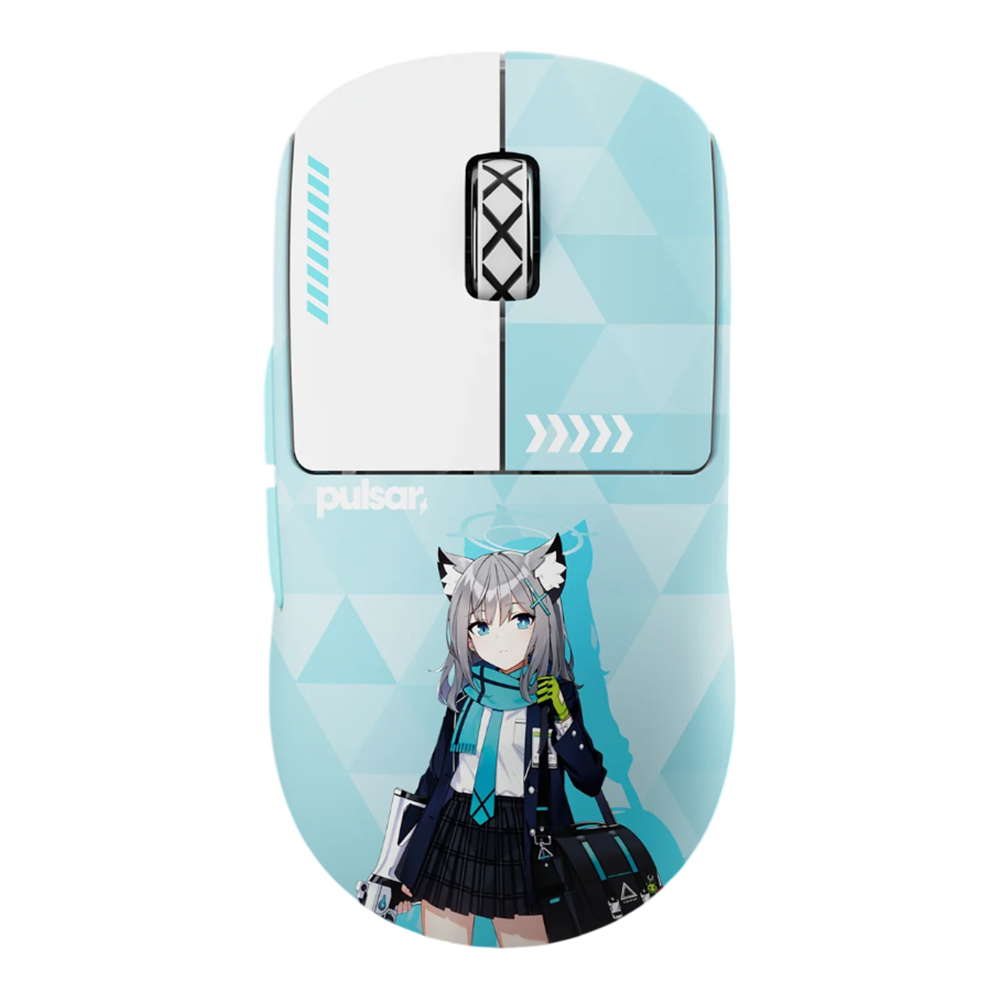 WIRELESS MOUSE (เมาส์ไร้สาย) PULSAR X2 CRAZYLIGHT MEDIUM - BLUE ARCHIVE SHIROKO
