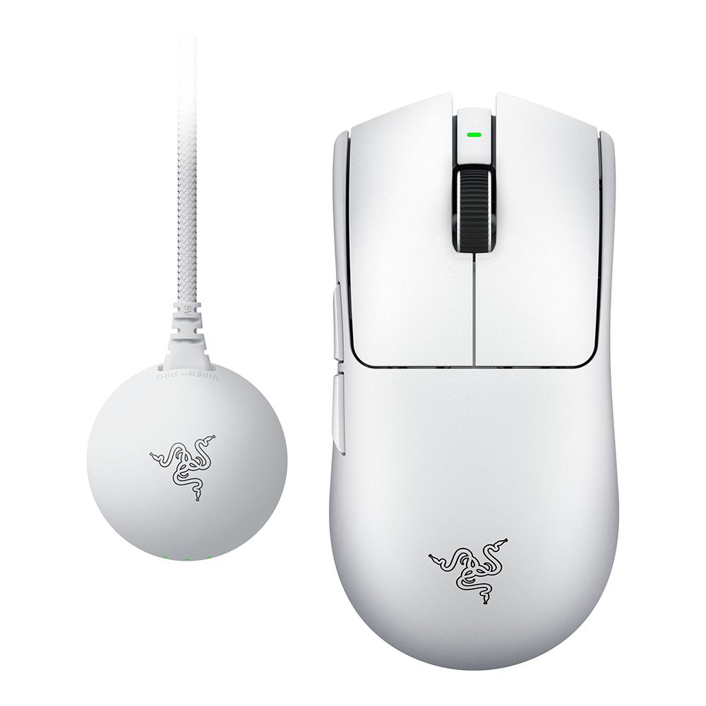 WIRELESS MOUSE (เมาส์ไร้สาย) RAZER VIPER V4 PRO - WHITE