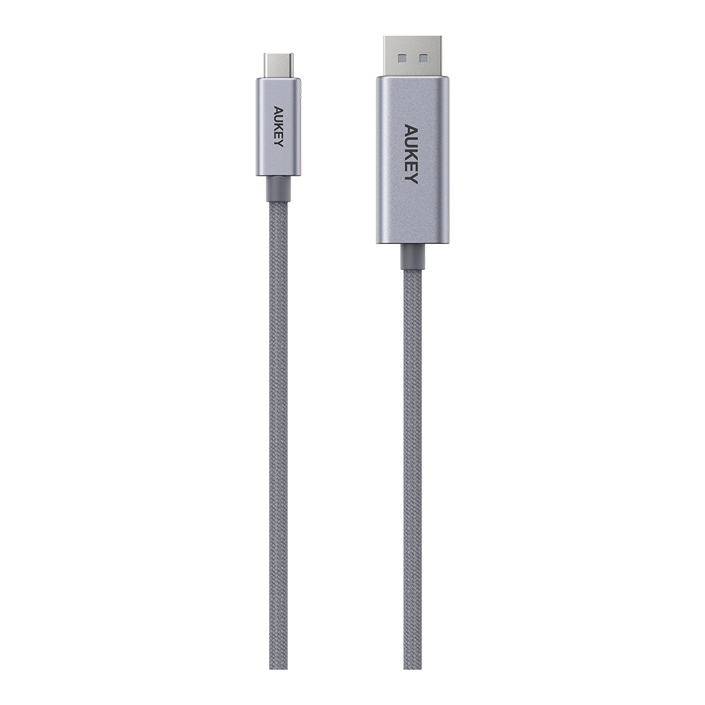 MONITOR CABLE (สายจอมอนิเตอร์) AUKEY CB-DCD141 - USB-C TO 8K DISPLAY PORT 2M