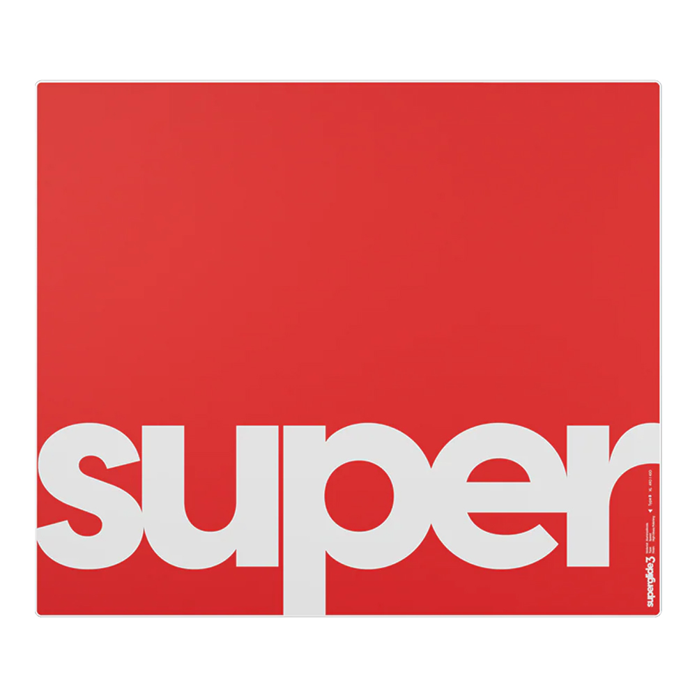 MOUSE PAD (เมาส์แพด) PULSAR SUPERGLIDE3 - SIZE XL 490 x 420 x 1.5 MM RED